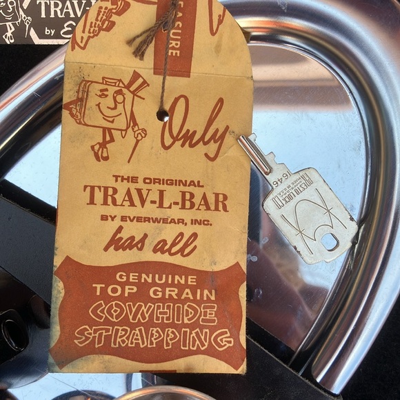 Vintage EVERWEAR Travel Bar Set With Lock & Key - Picture 3 of 5